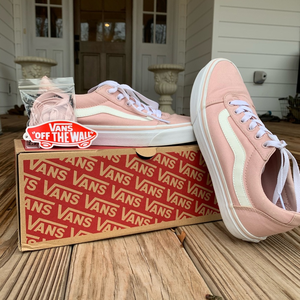 blush pink vans!